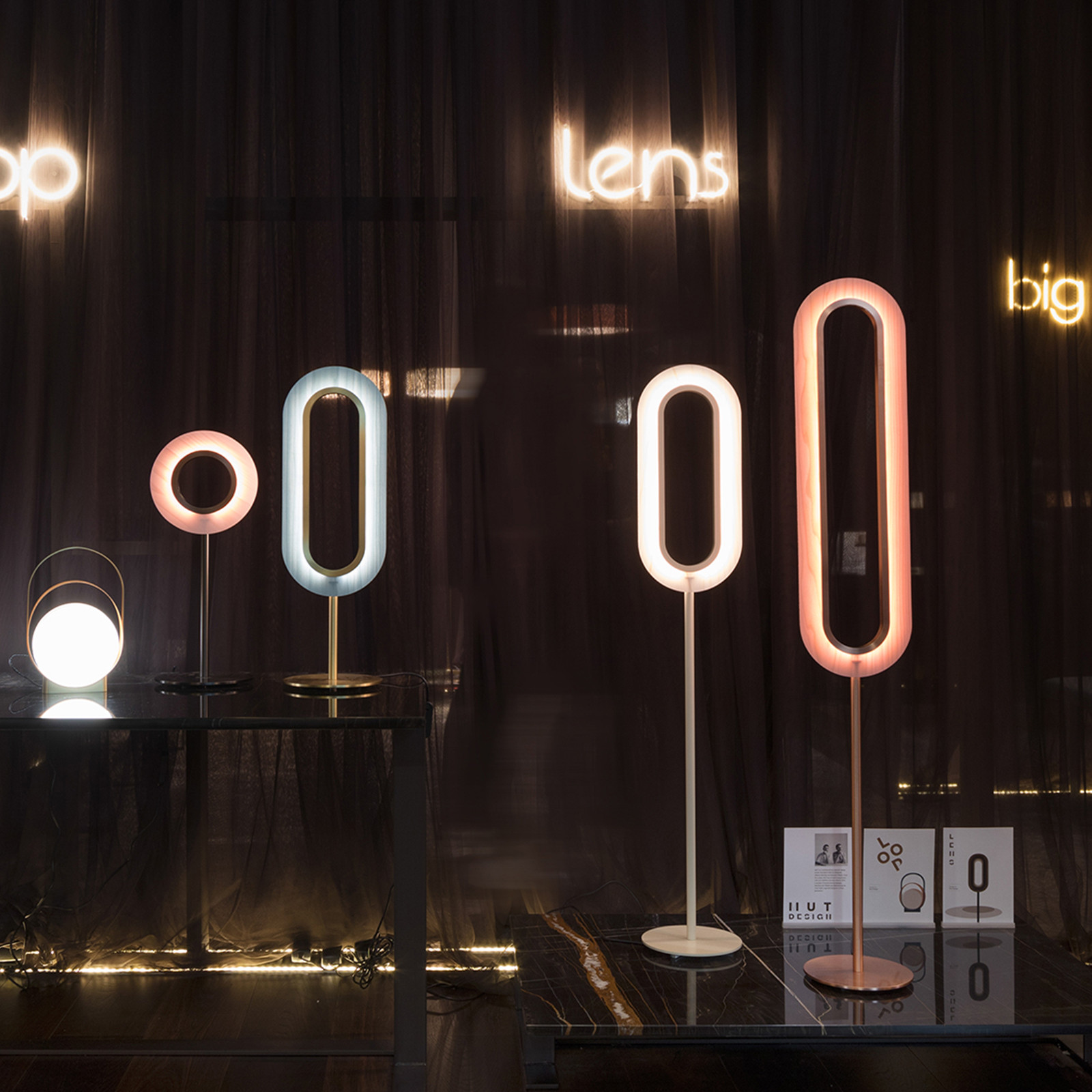 LENS FLOOR LAMP