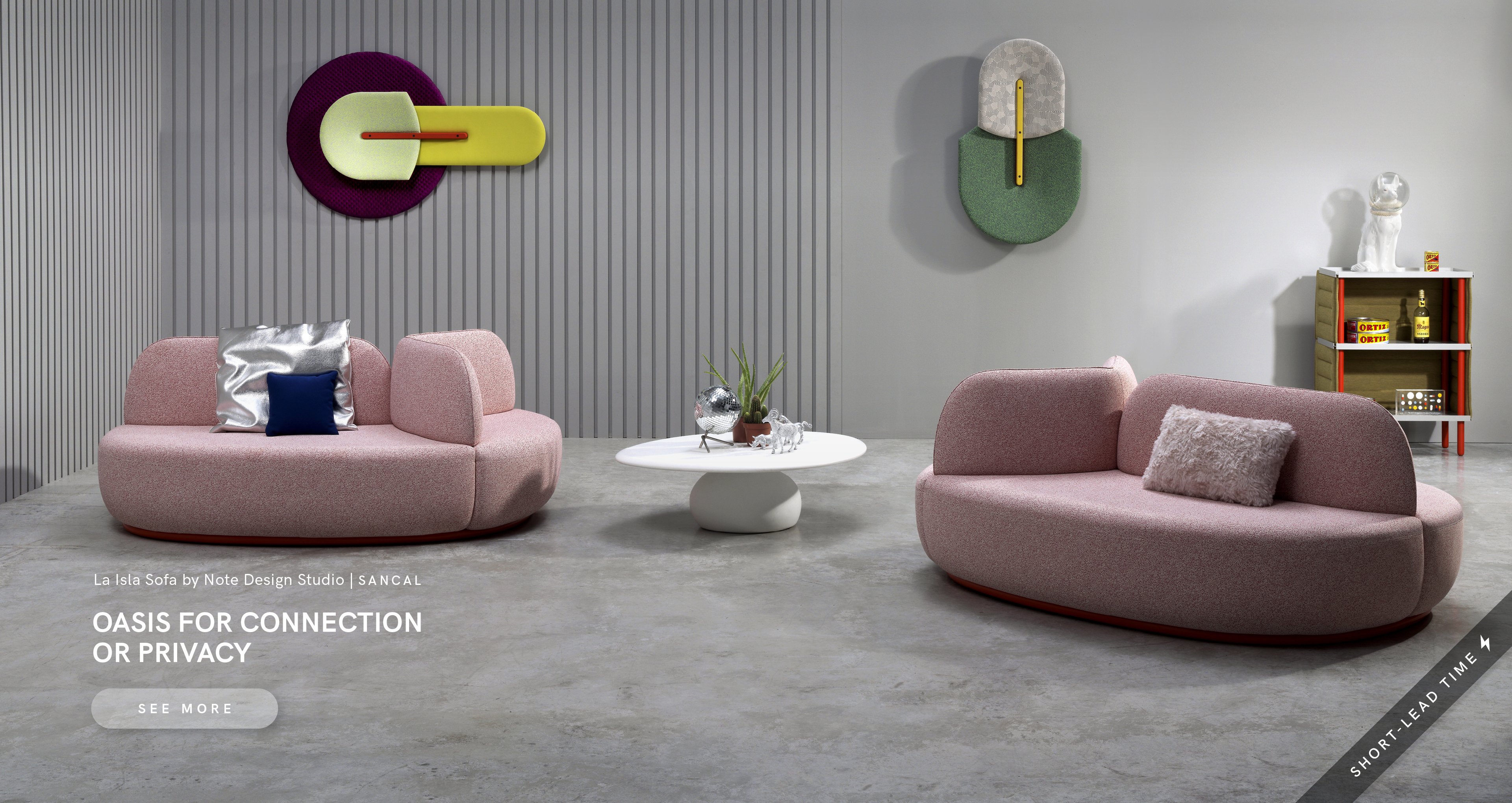 KE-ZU Sancal La Isla Sofa by Note Design Studio